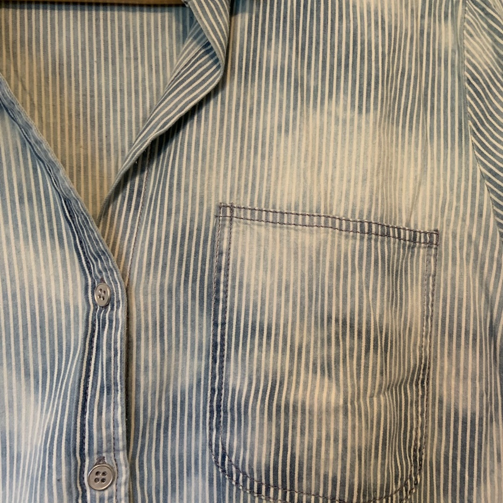 Striped Button-Up Shirt - Picture 3 of 8